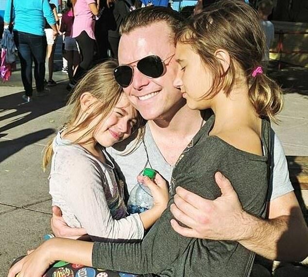 Lee was married to wife Krista and the couple shared two children