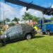 The Pinellas County Sheriff's Office pulled the car from the retention pond on Friday after it was located Thursday.