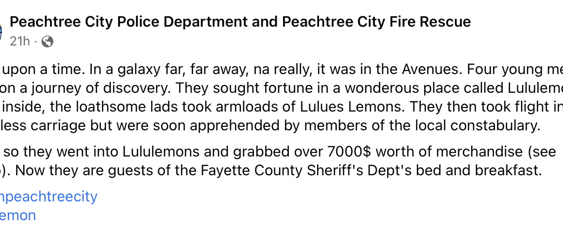 Thieves steal $7,000 worth of Lululemon clothes – Law Officer