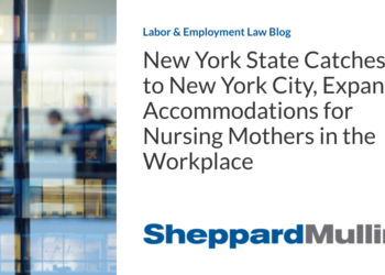 New York State Catches up to New York City, Expanding Accommodations for Nursing Mothers in the Workplace
