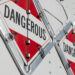 Dangerous hazard sign