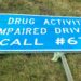Drunk driver crashes into a “don’t drink and drive” sign on St. Patrick’s Day
