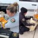 Fargo police officer rescues great horned owl with broken wing