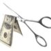 scissors cut money layoffs
