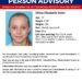 Missing person flier