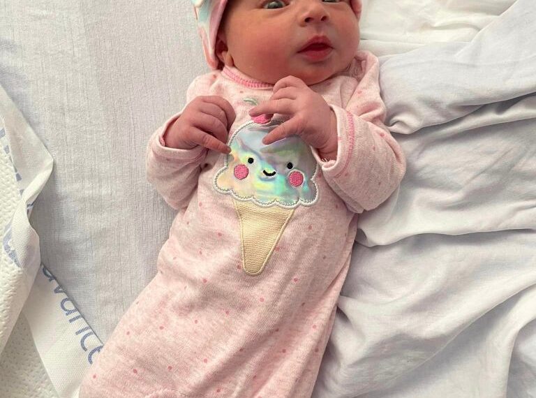 The victim's infant daughter was found unharmed.