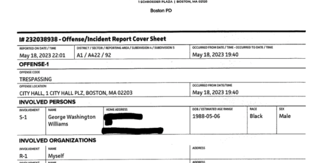 Boston Reparations Coordinator fired after being arrested in city hall – Law Officer