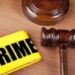 Gavel And Crime Scene Tape