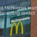 McDonald’s Chicken McNugget injury leads to verdict