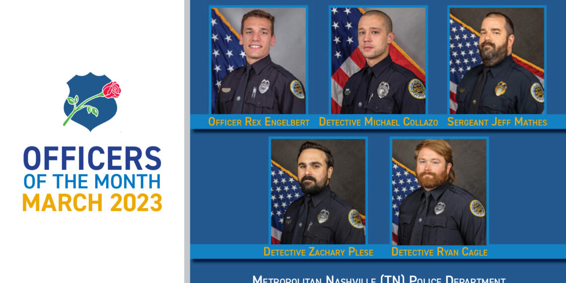 National Law Enforcement Officers Memorial Fund Announces March 2023 Officers of the Month