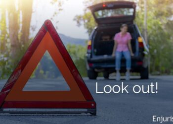 Liability in a road debris accident