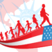 immigrants and the statue of liberty