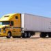 Big Rig with yellow car and white