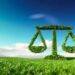 environmental law grass scales of justice