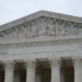 The front of the Supreme Court building