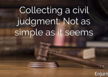 What is a civil judgment and how does it work?