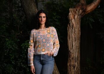 Lamisse Hamouda photographed at her home in Brisbane.