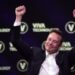 Billionaire Elon Musk at Paris Viva Tech Fair
