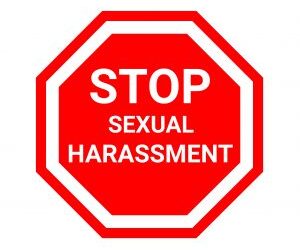 Stop sexual harassment illustration