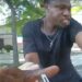 Jarrell Garris in still from police body cam footage