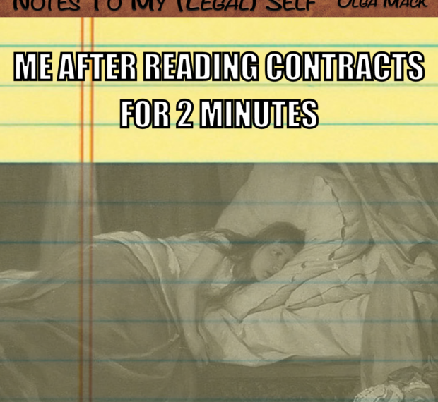 Me after reading contracts