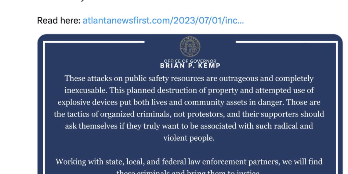 Atlanta police motorcycles destroyed by ‘incendiary devices’ – Law Officer