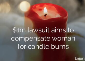 Candle burn lawsuit