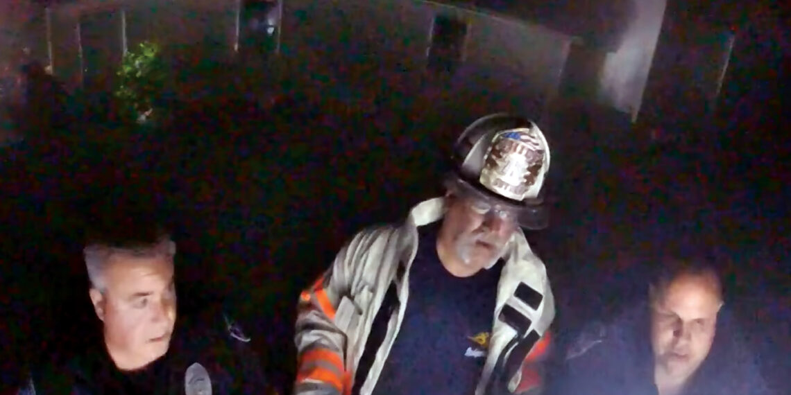 New Jersey police officer saves 91-year-old woman trapped in house fire