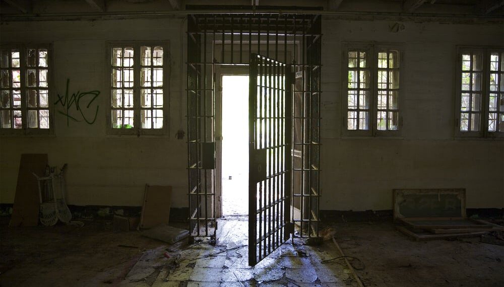 prison door opening