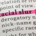 Dictionary page with the term racial slur highlighted