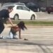 woman being arrested on Long Island