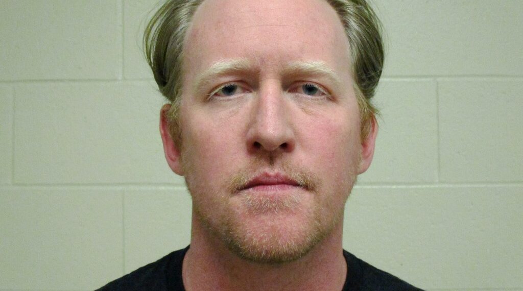 A mug shot of former Navy Seal Robert O'Neill.