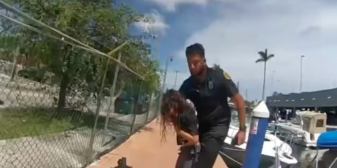 Miami police officer hailed as hero for jumping into river to rescue drowning child with autism