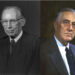 Portraits of Justice Lewis Powell and President Franklin Roosevelt