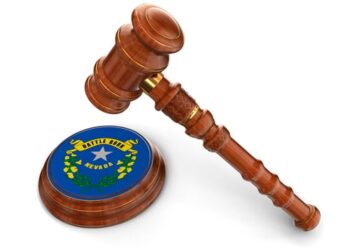 shutterstock_Nevada flag and gavel