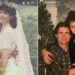 Treat Williams and Pam Van Sant pose for pictures on their wedding day and at home on Christmas