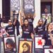 British Iranians stage a protest in Trafalgar Square, London against the Iran regime, 13 September 2023.