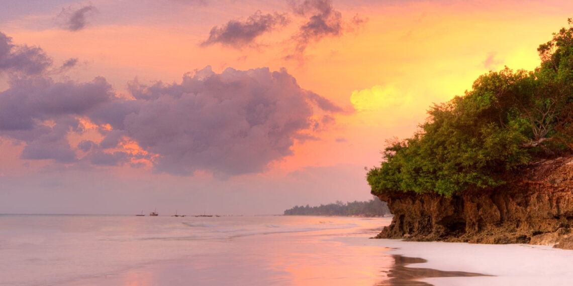 An image of Diani Beach in Kenya to showcase some of the natural beauty of the nation