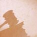 Silhouette of gavel