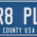 Vanity plate