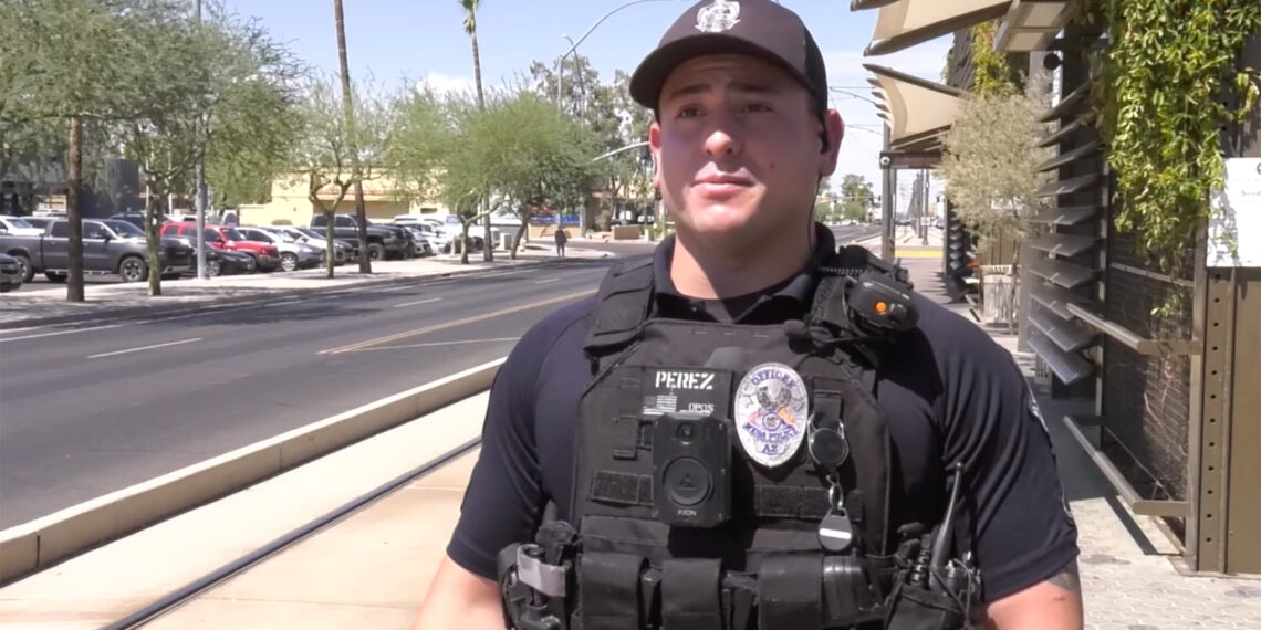 “Right place at the right time”: Heroic Arizona officer and off-duty paramedic save unresponsive baby