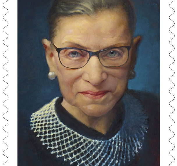 Stamp honoring Justice Ginsburg will be available in October