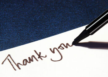 Leaders take note: A handwritten note goes a long way
