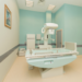 A medical room with an imaging machine.