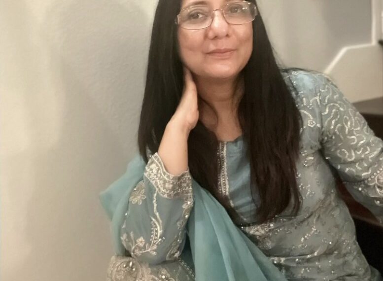 Dr. Talat Jehan Khan was sitting with her dog in the city of Conroe on Saturday when she was stabbed multiple times, police said.