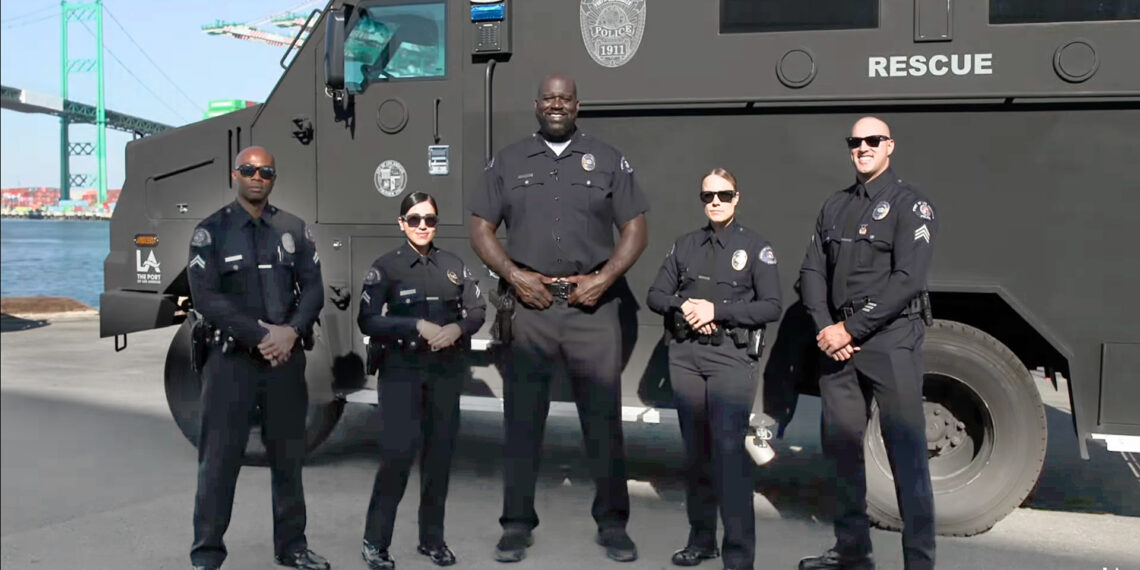 “It’s time to dive in”: Shaquille O’Neal joins forces with Los Angeles Port Police Department in recruitment drive
