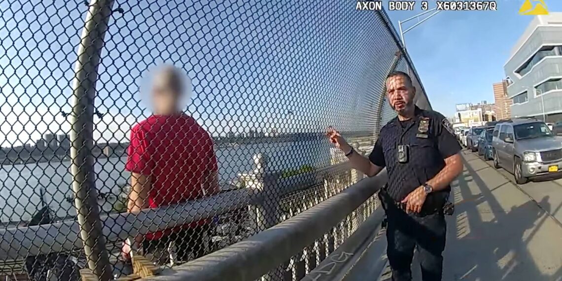 NYPD officers’ compassion shines in dramatic bridge rescue of suicidal man