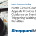 Ninth Circuit Court of Appeals Provides Critical Guidance on Events Triggering Waiting Time Penalties
