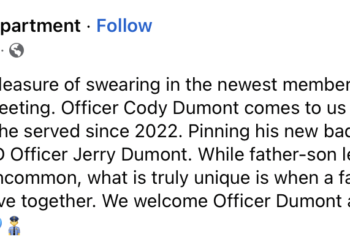 Father and son now ‘fellow officers’ in same agency – Law Officer