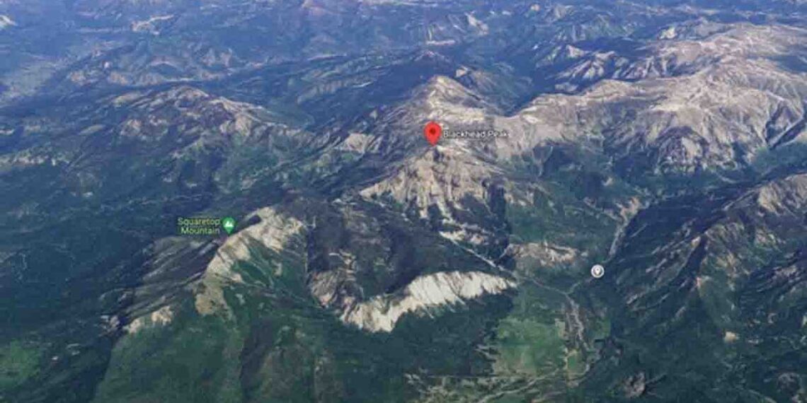 Blackhead Peak topographic map